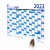 Zwei Mäuse betrachten Individueller Kalender mit Logoplatzhalter, Platzhalter-Webadresse und Firmenanschrift