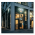 Leuchtschilder der Geschäftsstelle der MLP Academic in Mannheim bei Nacht