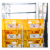 Kisten für Postauflieferung mit nach Postleitzahlen sortierten Briefen