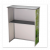 Rückansicht des aufgebauten Stand Up Info Counters