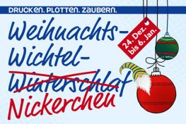 Baier Digitaldruck Weihnachts-Wichtel-Winterschlaf 2025