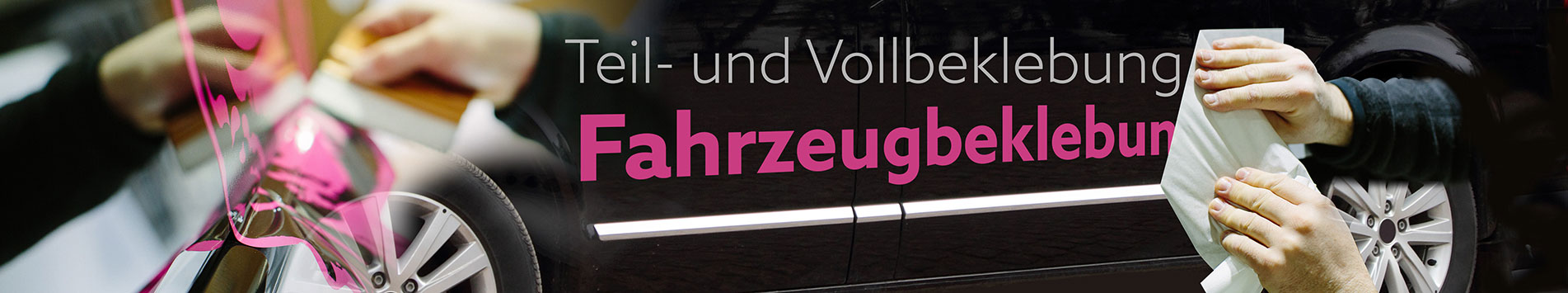 Fahrzeugbeklebung als Teil- und Vollverklebung von Baier Digitaldruck