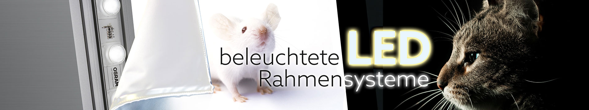 Displayrahmensysteme bei Baier Digitaldruck